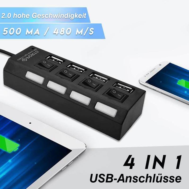 Hoge-snelheid USB-hub met meerdere poorten